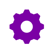 network purple cog