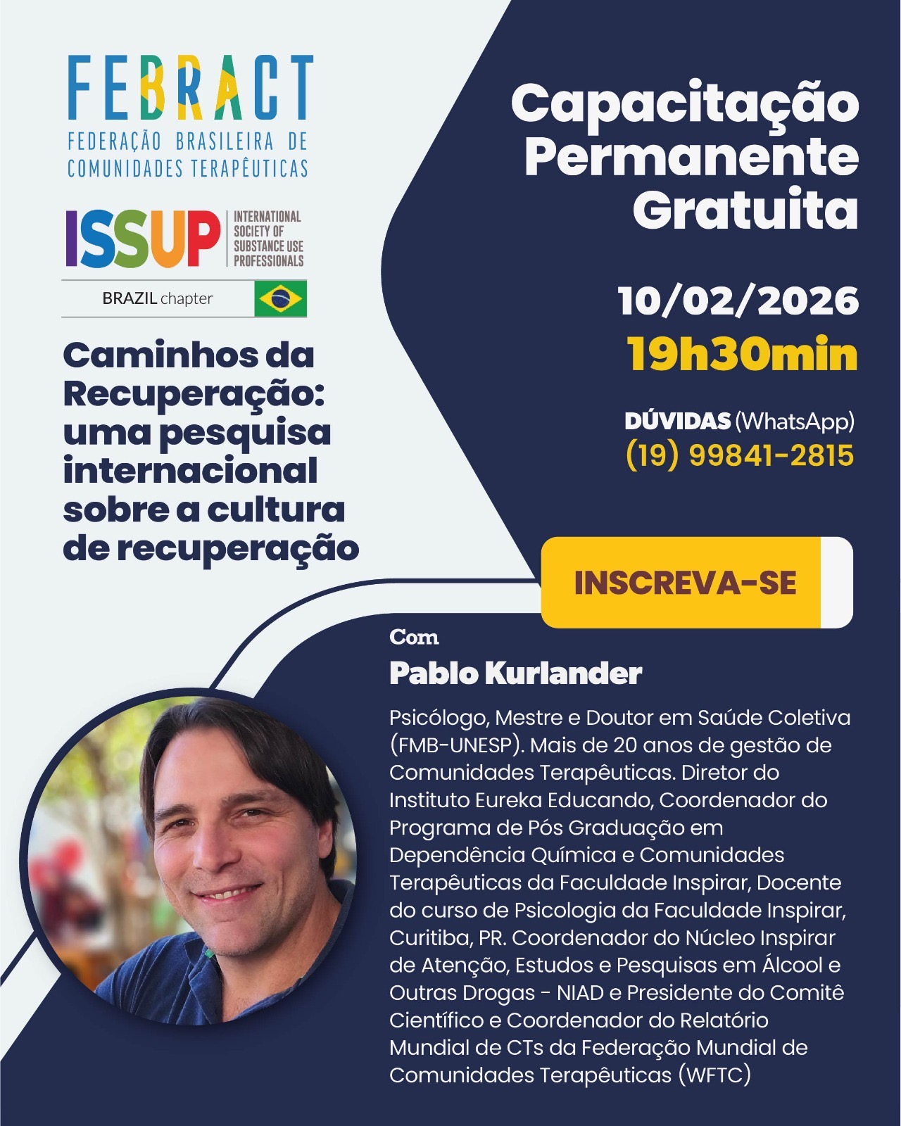 Capacitação Capítulo Nacional ISSUP Brasil | International Society of ...