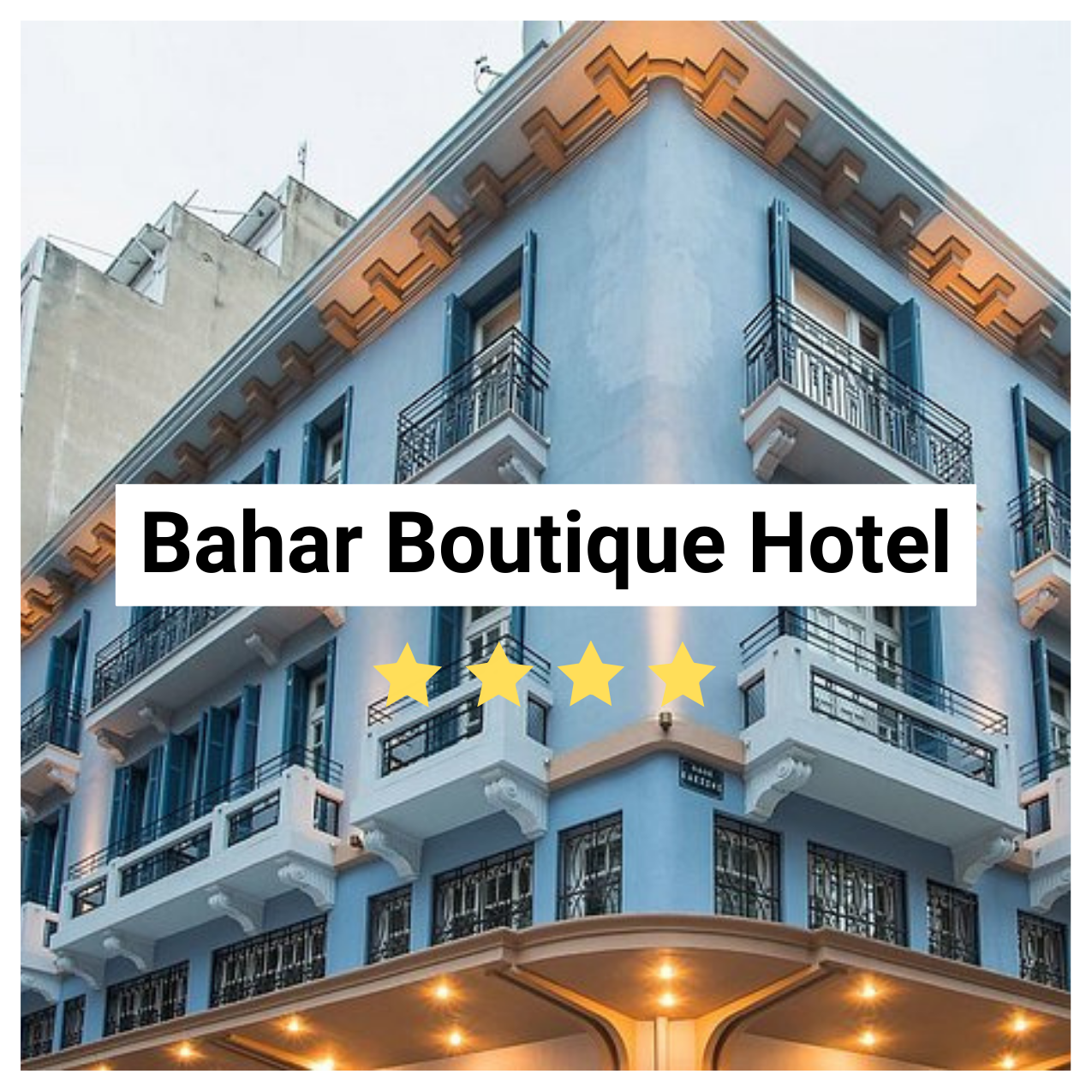 The Bahar Boutique Hotel Image.