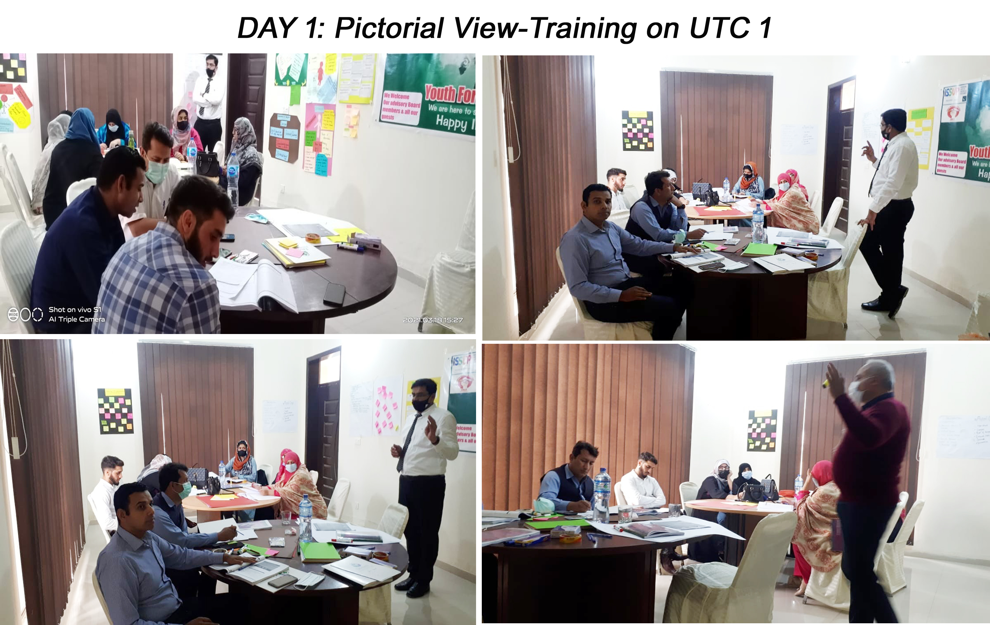 DAY 1: Pictorial View-Training on UTC 1
