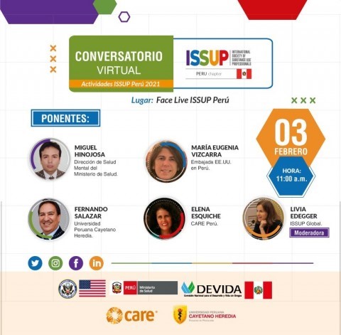 Conversa Virtual ISSUP Peru: Apresentação dos primeiros resultados do Programa SOGI