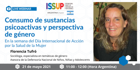 Webinar “Consumo de Substâncias Psicoativas e perspectiva de gênero” 