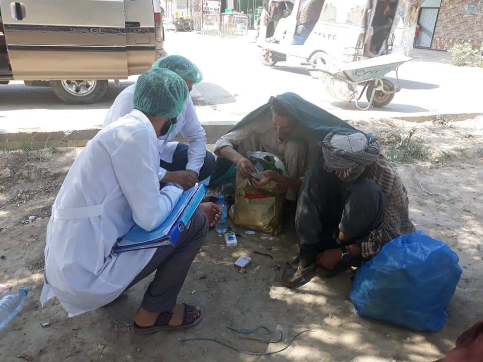 Homeless Drug User's screening, since 2021,Balkh province ,AFG.