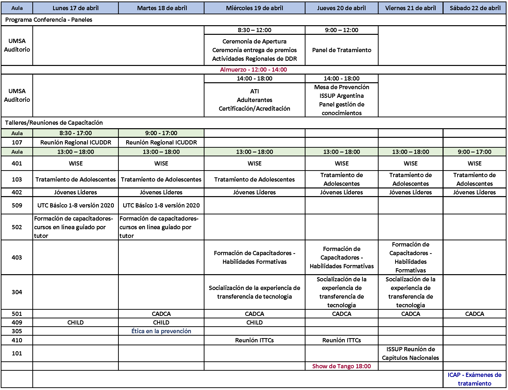 training grid mar 15