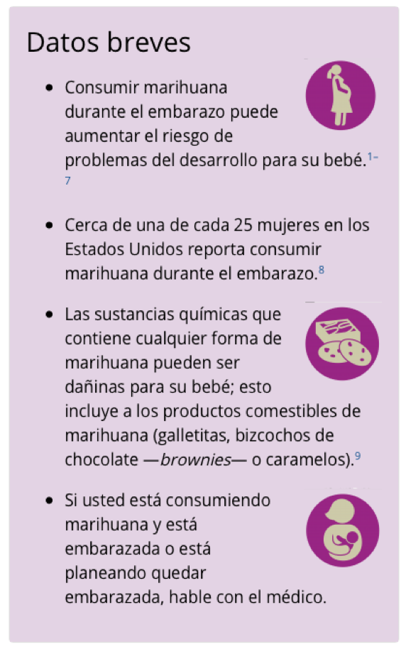 consumo cannabis y embarazo