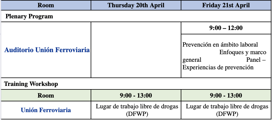 Timetable