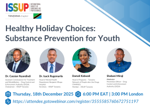 ISSUP Tanzania Webinar  flyer