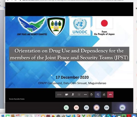 Parceria entre UNODC e ISSUP Filipinas