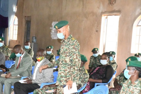 Company Commanders of the Kenya NYS at the UTC Cycle II training by ISSUP Kenya Centre Commanders from the Kenya NYS at the UTC Cycle II training by ISSUP Kenya
