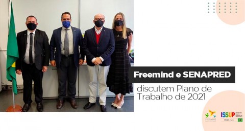 Фриминд, ISSUP Brasil e SENAPRED reunidos em Brasília