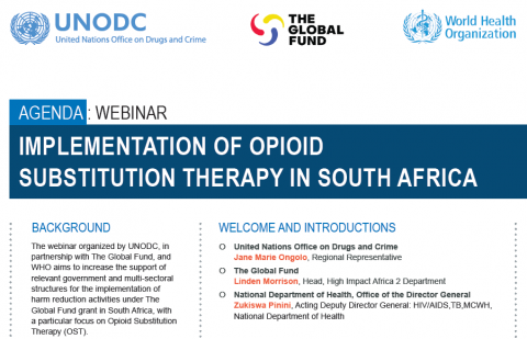 South Africa opioid substitution therapy HIV AIDS