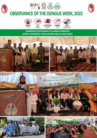 ANTI-DENGUE SEMINAR ORGANIZED BY ISSUP PAKISTAN, DEPARTMENT OF SPCIAL WELFARE, GOVERNMENT OF PUNJAB AND M A JINNAH FOUNDATION, ON DATED 27THAUGUST, 2022.