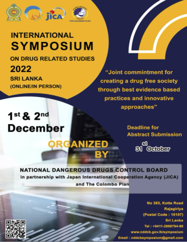 International Symposium on Drug Related Studies 2022