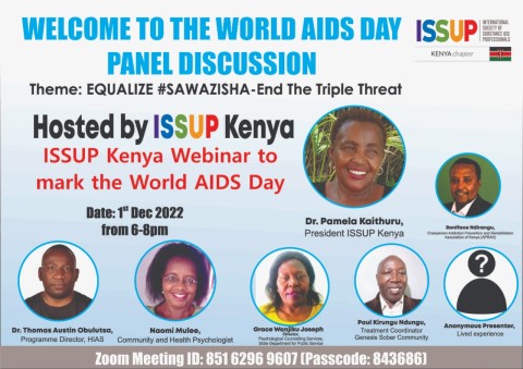حلقة نقاش حول اليوم العالمي للإيدز - تستضيفها جمعية ISSUP في كينيا
