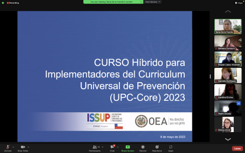 CICAD/OEA e ISSUP Capítulo Nacional Chile organizam Curso UPC CORE