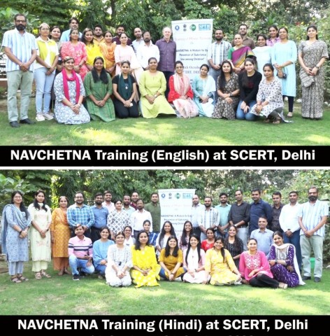 Formation NAVCHETNA des maîtres formateurs au SCERT, Delhi