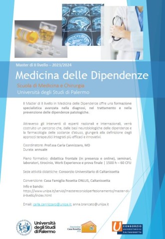 Master medicina delle dipendenze