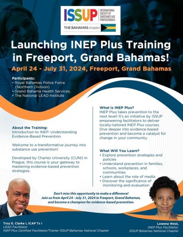 نشرة تدريب ISSUP Bahamas INEP Plus - أبريل 2024