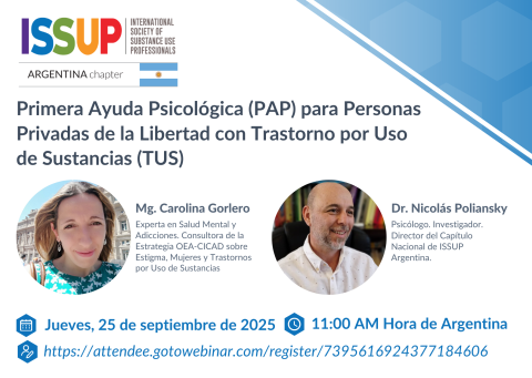ISSUP Argentina flyer ISSUP Argentina flyer