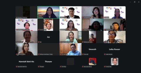 Group photo at end of webinar