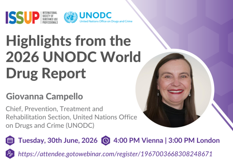 2026 UNODC Drug Report Webinar flyer