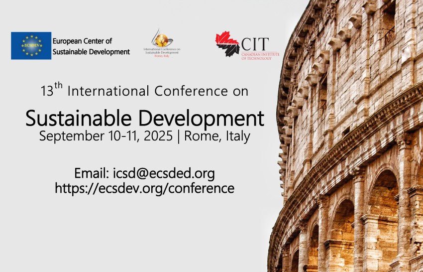 ICSD 2025 : 13th International Conference on Sustainable Development ...