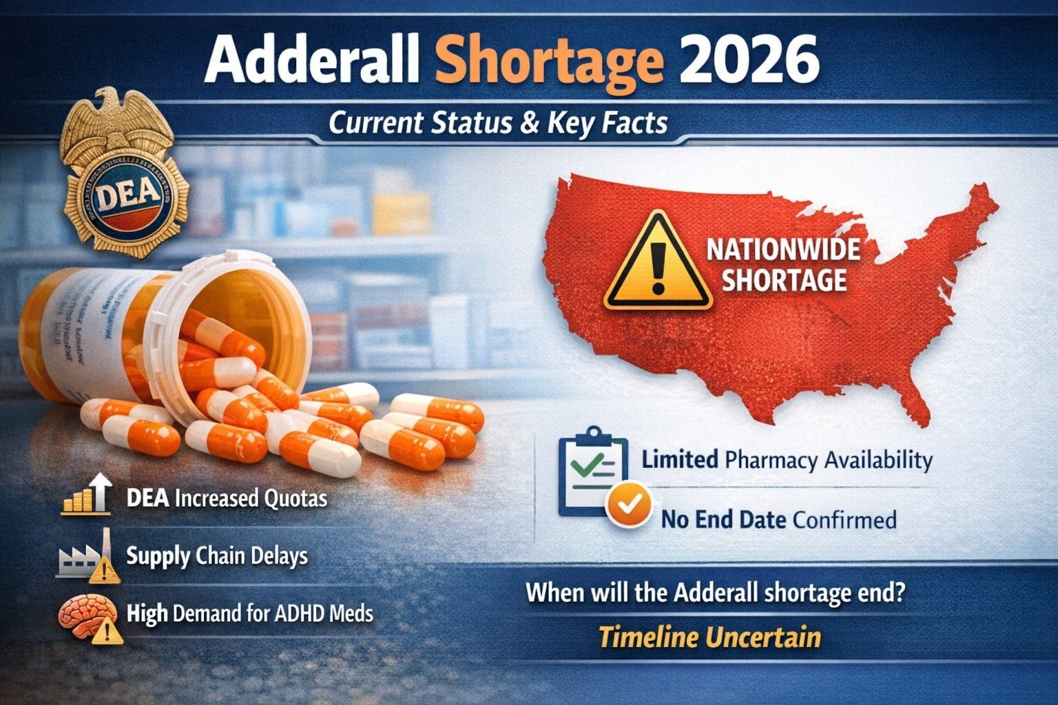 Is Adderall Still In Shortage In 2026 Society Of Adderall Shortage 2026 Dea Quota Update 