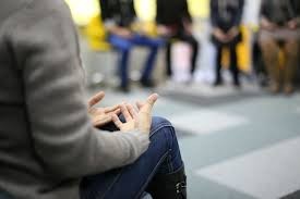 Mindful Awareness in Body-oriented Therapy (MABT) is designed to teach interoceptive awareness and related skills for self-care and emotion regulation. Group therapy session