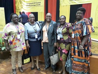 Susan Gitau with other members of the panel at the Conference 