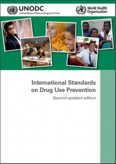 Cover of the UNODC/WHO International Standards on Drug Use Prevention - Second Updated Edition