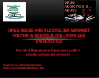 The features of our youth is endangered by drugs abuse