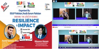 Live Session on "Ending the HIV & AIDS Epidemic: By Equip Research and Development and ISSUP Pakistan and Youth Forum Pakistan at ISSUP Pakistan Chapter's Facebook Page on Dated December 1st, 2020.