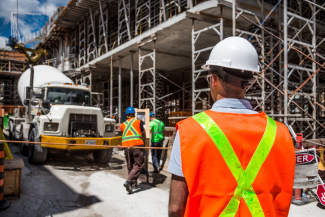 construction site workers