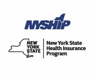 NYSHIP logo alongside a counseling session in a New York rehab facility, illustrating acceptance of NY State Health Insurance Program for addiction treatment