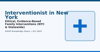 Evidence-based guide to planning a drug or alcohol intervention in New York. Steps, ethics, NYC context, .gov/.edu references, FAQs, and resources.