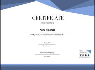  Healthy Holiday Choices: Substance Prevention for Youth