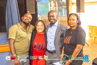 Sammy Ombisa (ICAP RS) with The 1:11 Project Africa Founder and team