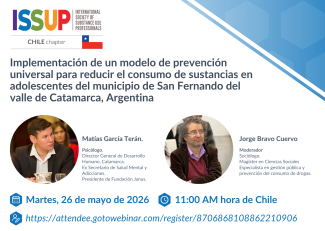 ISSUP Chile webinar flyer