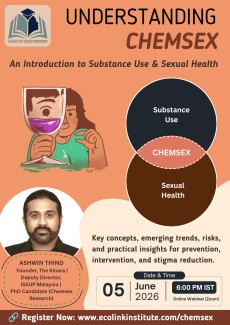 Ecolink Webinar on Chemsex, June 5, 2026 at 6 pm (IST)