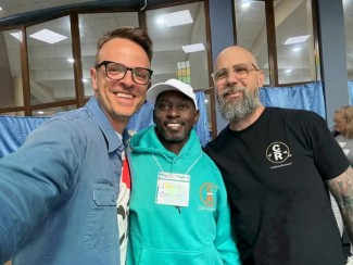 Jonny Bakker, Roge Stanton and Sammy Ombisa during 2025 CR Summit Nairobi.