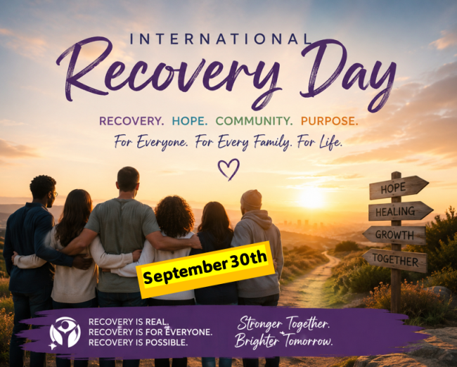 International Recovery Day | International Society of Substance Use ...