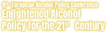 8th European Alcohol Policy Conference 2018