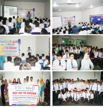 Awareness Raising Seminar Against Drug Abuse at Unique High School, Sialkot