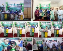 Celebración del Día de la Independencia por el equipo de Youth Forum Pakistan Azad en la provincia de Jammu &Kashmir en colaboración con ISSUP Pakistán