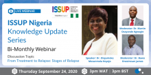 ISSUP Nigeria Knowledge Update Series Flyer