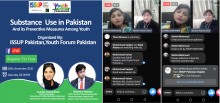 جلسه زنده "سوء مصرف مواد در پاکستان و اقدامات پیشگیرانه آن در میان جوانان"
