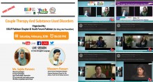 Sesión en vivo sobre "TERAPIA DE PAREJA Y TRASTORNO POR CONSUMO DE SUSTANCIAS" por el Issup Pakistan Chapter's & Youth Forum Pakistan (For Drug Use Prevention).