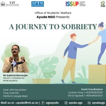'A journey to Soberity - Campaign Against Substance Abuse'.