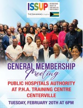 ISSUP Bahamas General Membership Meeting Flyer - February 2024