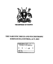 THE NARCOTICS AND PSYCHOTROPIC SUBSTANCES (CONTROL) ACT 2023